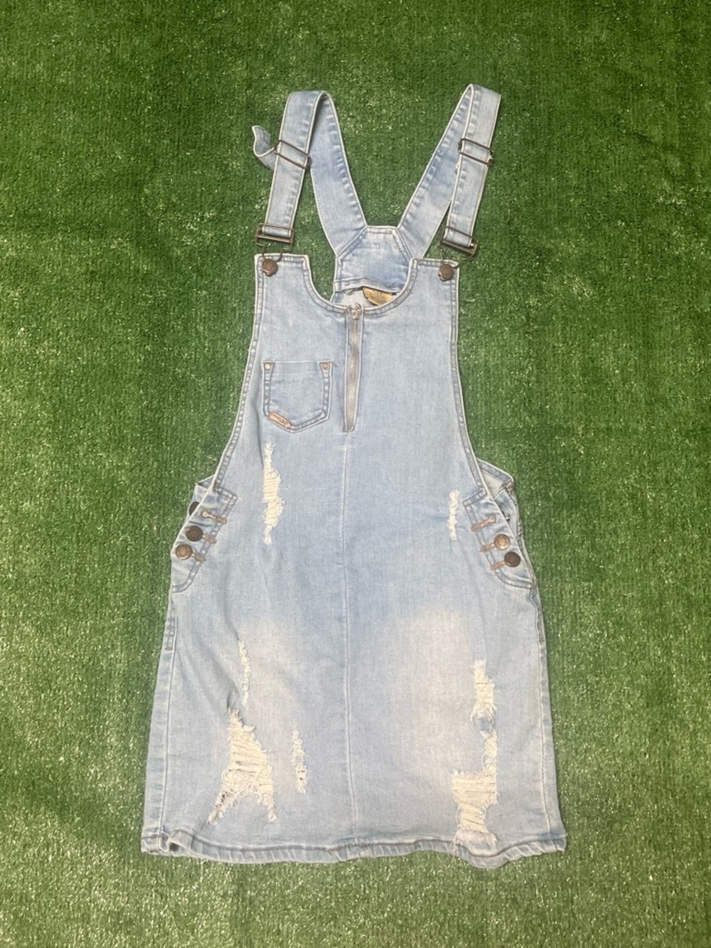 Rina Rossi Light Blue Denim Overalls
